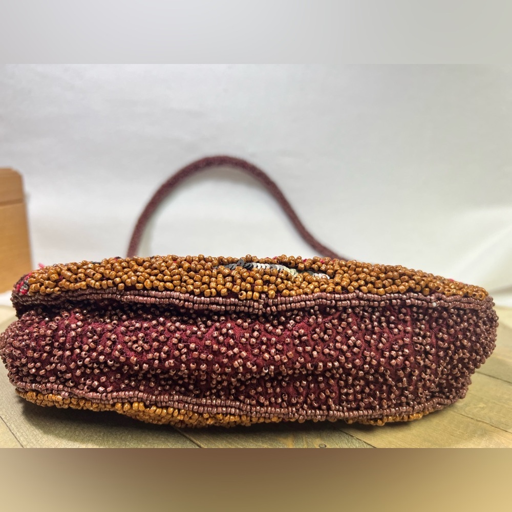Viral Beaded Maroon Bag …Tjmaxx & Marshalls - Picture 5 of 7